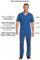 Cherokee Scrubs for Men V-Neck Top, Workwear Professionals Soft Stretch WW675
