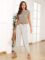 LILLUSORY 2 Piece Outfits For Women Trendy Lounge Sets Cozy Knit Sweater Short Sleeve Fashion Loungewear Set