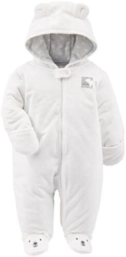 Simple Joys by Carter’s Baby Girls’ Fleece Footed Jumpsuit Pram