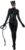 miccostumes Women’s Plus Size Fullbody Black Catsuit Halloween Cosplay Costume Whip Zipper Patch