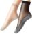 Ueither Women’s 12 Pairs Silky Anti-Slip Cotton Sole Sheer Ankle High Tights Hosiery Socks Reinforced Toe