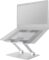 Amazon Basics Ergonomic and Foldable Laptop Stand for Desk, Adjustable Riser, Fits all Laptops and Notebooks up to 17.3 Inch, 10 x 8.7 x 6 in, Silver