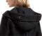 Tanming Women’s Warm Double Breasted Wool Pea Coat Trench Coat Jacket with Hood