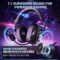 YPBDAN Wireless Gaming Headset for PS5, PS4, PC, USB Over Ear Gaming Headphones with Noise Canceling Mic, Bluetooth 5.3, 100H Battery, Low Latency, Foldable Headset for Switch, Mac, Laptop
