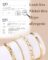 TEN MIRO 16k Gold/Silver Chunky Bracelet for Women Trendy, Dainty Gold/Silver Chain Bracelet Stack Non Tarnish Gold Bracelet Set Chunky Layered Cable Rope Snake Chain Cuban Link Bracelet Pack