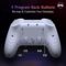 EasySMX X20 Wireless Gaming Controller with RGB Backlit, 2-Stage Hall Effect Stick, 1000Hz Polling Rate, 6-Axis Gyro on Multi-Platform, Mech Buttons- Compatible with PC/Switch/Steam/Android