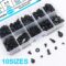 400PCS Computer Screws Assortment Kit, Motherboard Standoffs Screws PC Screws for Universal Motherboard, SSD, Hard Drive, PC Case, PC Fan, for DIY PC Installation and Repair