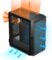 DARKROCK EC2 Black ATX Mid Tower PC Case, Type-C Ready, Supports 40 Graphics Cards, Tempered Glass Side Panel, up to 8 x 120mm Cooling Fans & 1 x 360mm Radiator, 1 x Pre-Installed Fan