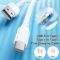 4 Pack Fast Charger Cable 60W 3.1FT(2 Pack USB to USB C Cable and 2 Pack USB C to USB C Cable) Type C 60W Fast Charging Cable for iPhone,iPad,AirPods,MacBook,Samsung,Moto and More