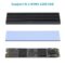 ELUTENG M.2 SSD Heatsink 4PCS 2280 SSD Heat Sink with NVMe SSD Thermal Pad NVMe Heat Sink with 8 Black Rubber Straps for PC/PS5 M.2 PCIE NVMe SSD or M.2 SATA SSD