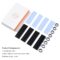 ELUTENG M.2 SSD Heatsink 4PCS 2280 SSD Heat Sink with NVMe SSD Thermal Pad NVMe Heat Sink with 8 Black Rubber Straps for PC/PS5 M.2 PCIE NVMe SSD or M.2 SATA SSD