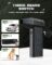 EUKI Compressed Air Duster-150000RPM Electric Air Duster, Cordless Rechargeable High-Speed Air Blower, 3-Gear Adjustable Jet Dry Blower for Keyboard, PC, Car, Air Bed and Home Cleaning, Black