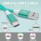 USB C Cable, 6Pack USB to USB C Cable Type C Charger Fast Charging Cable Nylon Braided Android Charger for iPhone 16 15 Charger, Samsung Galaxy, Huawei, Google Pixel, Sony, Switch（3/3/3/6/6/10Ft）