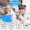 Kids Tablet 7 inch, Android 12 Tablet for Kids, 4GB RAM 32GB ROM Toddler Tablet, Bluetooth, IPS Screen, Parental Control, Dual Camera Shockproof Case for Educational Games, (1PCS, Blue)