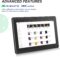 Tablet, 7 inch Android 12, 4GB+ 32GB, IPS Screen, Dual Camera, Bluetooth, WiFi Tab, IPS Screen, Black