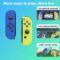 YUYIU 【Upgraded Switch Controllers Replacement for Switch/OLED/Lite, Switch Controller for Switch Controller,Switch Controllers Support/Screenshot/Wake-up/Motion Control/Dual Vibration (Blue Yellow)