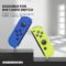 YUYIU 【Upgraded Switch Controllers Replacement for Switch/OLED/Lite, Switch Controller for Switch Controller,Switch Controllers Support/Screenshot/Wake-up/Motion Control/Dual Vibration (Blue Yellow)