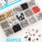 502PCS Computer Screws Assortment Kit, Motherboard Standoffs Screws PC Screws for PC Fan, PC Case, HDD Hard Drive, Laptop, SSD, CD-ROM, Used for DIY Installation & Repair of Computer Parts