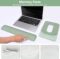 MOSISO Wrist Rest Support for Mouse Pad&Keyboard Set, Rectangular Ergonomic Mousepad Non-Slip Base Home/Office Pain Relief&Easy Typing Pad with Neoprene Cloth&Raised Curved Memory Foam, Green