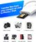 SD Card Reader for iPhone/iPad,[Apple MFi Certified] 2 in 1 Dual Slot Lightning to SD/TF Card Camera Memory Card Reader Adapter for iPhone 14/13/12/11/X/XS/XR/8/7 iPad,Quickly Transfer Photos Videos