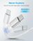 White iPhone 16 15 Pro Max Charger Cable, USB to USB C Cable 3ft 2Pack USB A to USB C Cable Fast Charge for Apple iPhone 16 15 Pro Max Plus, Airpods Pro 2nd Gen, New Airpods 4 Charging Cable