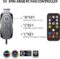 ARGB Controller Kit 5V 3PIN Aura PC RGB Controller, SATA Power Supply RGB Fan Controller, Computer ARGB Controller PC Fans Hub , with 17 Key Remote Controller ARGB Fan hub Controller