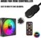 ARGB Controller Kit 5V 3PIN Aura PC RGB Controller, SATA Power Supply RGB Fan Controller, Computer ARGB Controller PC Fans Hub , with 17 Key Remote Controller ARGB Fan hub Controller