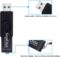 USB Flash Drive 8GB 1 Pack USB 2.0 Thumb Drive Swivel Memory Stick Data Storage Jump Drive Zip Drive Drive with Led Indicator (Black, 8GB-1Pack)