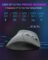 Ergonomic Mouse, E-YOOSO Wireless Vertical Mouse with 6 Buttons, 5 Adjustable DPI Levels, Up to 4800 DPI, 2.4G and Bluetooth Rechargeable Optical Vertical Mice for Windows, Mac, Laptop, Desktop (Gray)