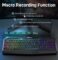 Redragon Updated S101 Programmable Gaming Keyboard and Mouse, RGB Backlit Keyboard Mouse with Software, Independent Macro Record Keys, Value Combo Set