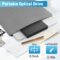 External CD/DVD Drive for Laptop, USB 3.0 CD Burner External DVD Drive with 2 USB Ports and 2 TF/SD Card Slots, DVD Player for Laptop, External CD Drive for Laptop Mac,PC,Windows 11/10/8.1/7