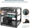 12U Open Frame Network Rack for IT & AV Gear, AV Rack Floor Standing or Wall Mounted,with 2 PCS 1U Rack Shelves & Mounting Hardware,Network Rack for 19″ Networking,Audio and Video Device