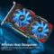 AISURIX RX 580 Graphics Card, 2048SP, Real 8GB, GDDR5, 256 Bit, Pc Gaming Video Card, 2XDP, HDMI, PCI Express 3.0 with Freeze Fan Stop for Desktop Computer Gaming Gpu