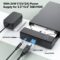 3.5 Hard Drive Enclosure, CLAVOOP USB 3.0 External Hard Drive Case for 3.5 inch SATA HDD Up to 20TB Data Recovery Kit Support UASP with 12V 24W Power Adapter