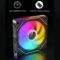 UNI Fan 120 Fan Infinity Mirror Module Daisy-Chain 5V ARGB PWM Case Fan 120mm Triple Pack Suitable for Computer Case & CPU Cooling
