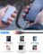 Coiled USB C Cable 2 Pack, USB Type C Coiled Cable Fast Charging USB to USB C Cord Coiled for iPhone 16 15 Pro Max, Samsung Galaxy S24 S23, Moto G8, Google Pixel, Retractable USB C Cable for Car