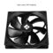 Thermalright TL-C14C CPU Fan 140mm Case Cooler Fan, 4Pin PWM Silent Computer Fan with S-FDB Bearing Included, up to 1500RPM Cooling PC Fan (Black)