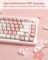 HITIME XVX Keycaps – Pink Cute PBT Keycaps, MOA Keycaps Dye-Sublimation, Custom Keyboard Keycaps 60 65 75 100 Percent for 100%, 75%, 65%, 60% Keyboard, 142 Keys Keycaps Set