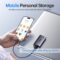 SSK Portable SSD 2TB, up to 2000MB/s External Solid State Drives, USB 3.2 Gen2X2 NVMe SSD External Hard Drive, Ultra Low Power for iPhone 15/ MacBook/Pro/OTG Phone/Laptops