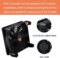 Quiet 120mm Router Fan Cooler with L/M/H 3-Degree Speed Controller, DC 5V USB Powered Cooling Case Fan for Router Modem Receiver DVR PlayStation TV Box