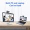 Streaming Webcam with Microphone & Ring Light 2K HD Web Cam with Cover,Stand for PC/MAC/Laptop/Desktop, Wide Angle Web Cameras for YouTube,Skype,Zoom,Xbox One,Video Calling,Studying and PS4