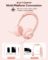 USB Headset with Microphone for PC, On-Ear Computer Laptop Headphones with Noise Cancelling Mic in-line Control for Home Office Online Class Zoom (USB+3.5mm, Pink)