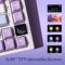 EPOMAKER Ajazz AK820 Pro 75% Mechanical Keyboard, Gasket-Mounted Gaming Keyboard with TFT Smart Display&Knob, Bluetooth 5.1/2.4G Wireless/Type-C Wired Custom Keyboard (Purple, Flying Fish Switch)