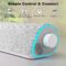 SOULION R50 Bluetooth Computer Speakers for Desktop PC Monitor White,Wired USB Powered 3.5mm Aux PC Speakers Sound Bar,4 Modes LED Lights with Switch Button,Surround Sound Soundbar for Computer