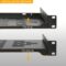 RIVECO 2 PCS 8” Rack Shelves for 19 inches Network Rack & Cabinets, 1U Rack Mount Shelf Vented Cantilever Tray, for Server, IT & Sound Equipment
