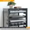 RIVECO 2 PCS 8” Rack Shelves for 19 inches Network Rack & Cabinets, 1U Rack Mount Shelf Vented Cantilever Tray, for Server, IT & Sound Equipment