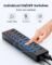 USB hub，Powered USB hub, 11-Port hub Splitter，10 USB 3.0 Data Transfer Port + 1 Smart Charging Port,Independent Switch (with LED Working Indicator) USB 3.0 Hub Powered with Power Adapter for Mac/PC