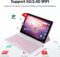 Android 15 Tablet 10 Inch, 18GB RAM+128GB ROM/2TB Expandable Tablet, 2 in 1 Tablets with Keyboard Case Mouse Stylus, 2.0GHz Quad-core CPU, 1280*800 IPS HD Screen, 5G WiFi6 BT 5.0, 8MP Camera Tablet PC