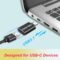 USB C to USB Adapter [2 Pack], OTG, 3A Fast Charging, 10Gbps Super Transfer, USB-IF Certified,Zinc Alley Shell, Compatible with MacBook Pro/Air, iPhone 15, Laptops, Tablets