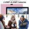 2 in 1 Tablet 10 Inch Android 14 OS Tableta, Tablets with Keyboard, Mouse, Case, Stylus, 64GB ROM+8GB RAM, 2MP+8MP Dual Camera, Quad Core Processor, 6000mAh Battery, 10.1 in FHD Tab Pink